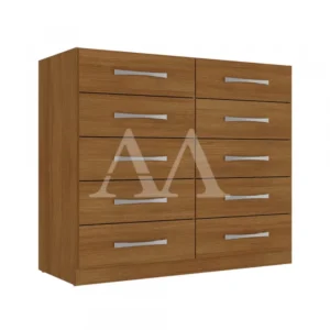 A Cômoda Torres da Rodial é uma excelente opção para seu quarto porque permitirá que você organize uma grande quantidade de roupas. Material Principal: MDP de 12mm Puxador em ABS: 10 Gaveta externa com corrediças plásticas: 10 Dimensões Altura: 91 cm Largura: 90,6 cm Profundidade: 38,5 cm Garantia: 03 meses