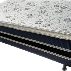 CAMA BOX SOLTEIRO D28 LUXO PILLOW ALT. 60 CM X COMP. 1.88M X LARG. 88 PREMOLI VARIAÇÃO DE COR DA ESTAMPARIA