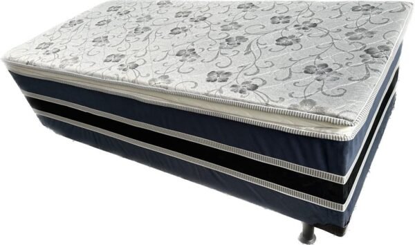 CAMA BOX SOLTEIRO D28 LUXO PILLOW ALT. 60 CM X COMP. 1.88M X LARG. 88 PREMOLI VARIAÇÃO DE COR DA ESTAMPARIA